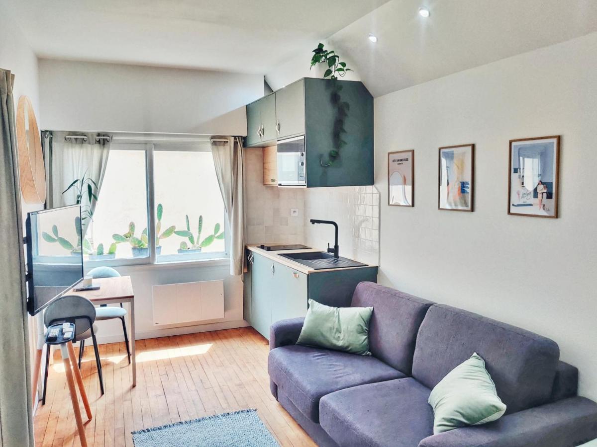 Studio A La Grande Plage De Biarritz Esterno foto